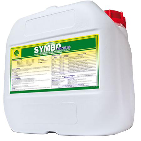 Embalagem de Symbo Genesis, bioestimulante de algas da Cerrado Raiz