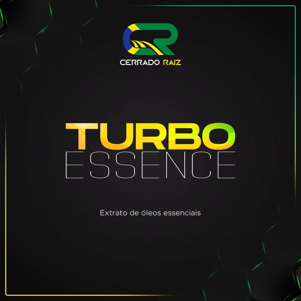 Turbo Essence, extrato de óleos essenciais, carro-chefe Cerrado Raiz, em bombona de 5 L